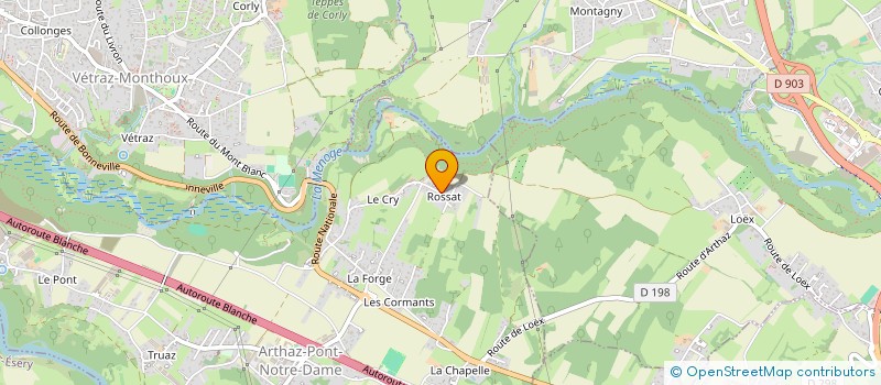 localisation de l'entreprise MADAME SARAH JAQUENOUD  ARTHAZ-PONT-NOTRE-DAME