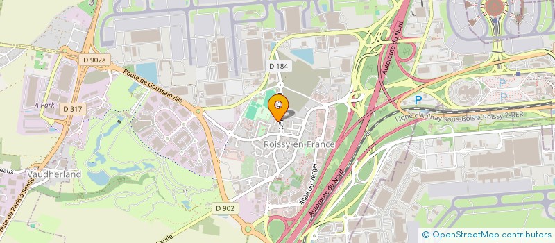 localisation de l'entreprise MADAME SARAH JEAN -GILLES  ROISSY-EN-FRANCE