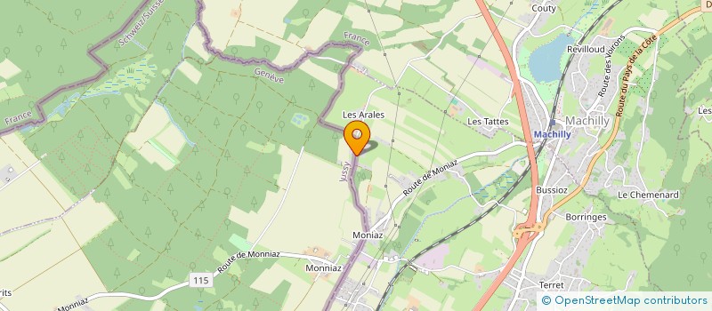 localisation de l'entreprise MADAME SARAH JORDAN  MESSERY