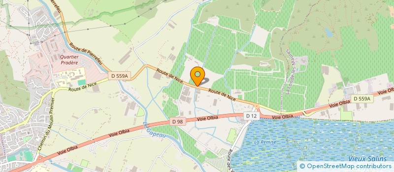 localisation de l'entreprise MADAME SARAH JOUBIN à HYERES