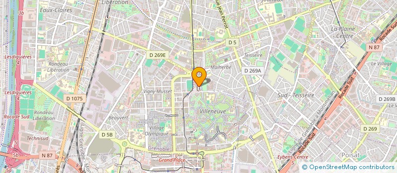 localisation de l'entreprise MADAME SARAH JOUINI à GRENOBLE