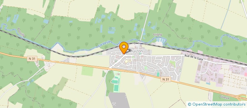 localisation de l'entreprise MADAME SARAH JOURDAIN  MUIZON