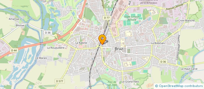 localisation de l'entreprise MADAME SARAH JOURNEE  GUICHEN