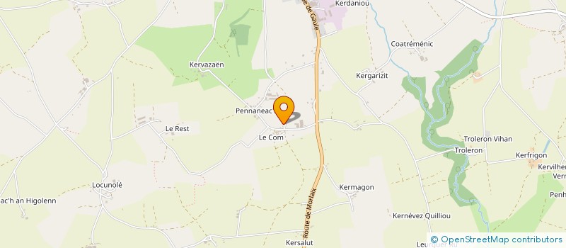 localisation de l'entreprise MADAME SARAH JUBIL  POULDREUZIC