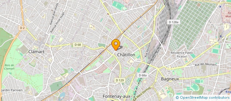 localisation de l'entreprise MADAME SARAH KADDOUR à CHATILLON