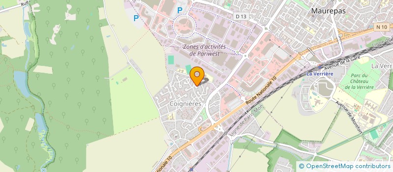 localisation de l'entreprise MADAME SARAH KADDOUR à COIGNIERES
