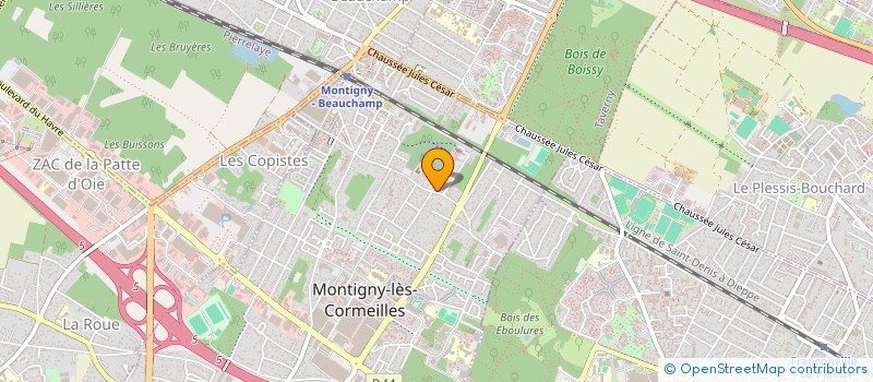 localisation de l'entreprise MADAME SARAH KADI  MONTIGNY-LES-CORMEILLES