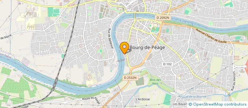 localisation de l'entreprise MADAME SARAH KADI  BOURG-DE-PEAGE