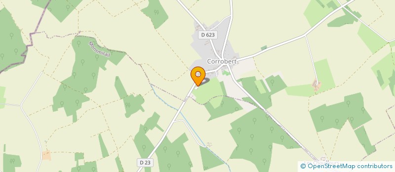 localisation de l'entreprise MADAME SARAH KALMANOVITCH  CORROBERT