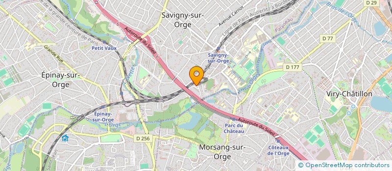 localisation de l'entreprise MADAME SARAH KALONGO à SAVIGNY-SUR-ORGE