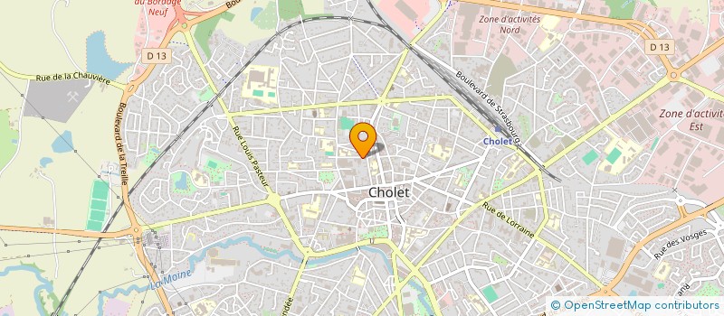 localisation de l'entreprise MADAME SARAH KANANE à CHOLET