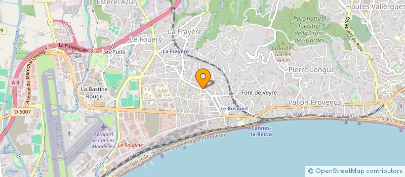 localisation de l'entreprise MADAME SARAH KANGARI  CANNES