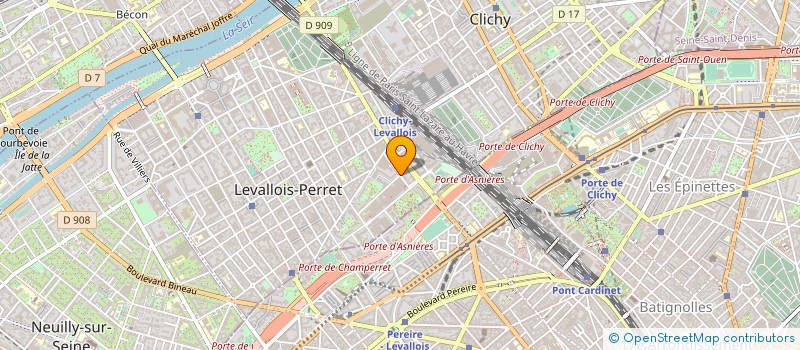 localisation de l'entreprise MADAME SARAH KARB à LEVALLOIS-PERRET
