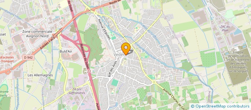 localisation de l'entreprise MADAME SARAH KARKRI  VEDENE