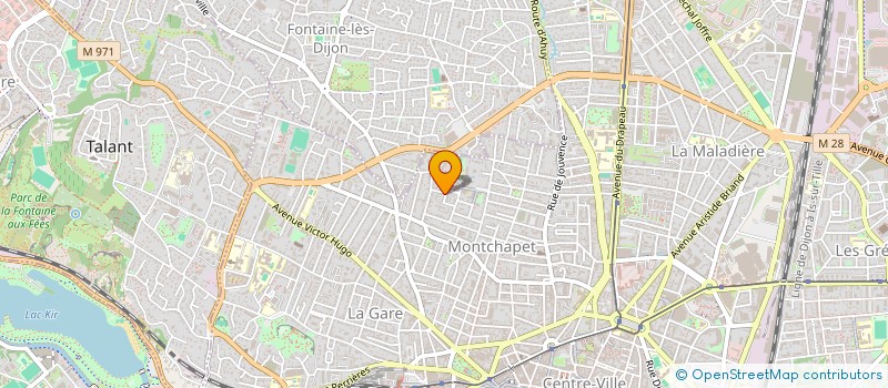 localisation de l'entreprise MADAME SARAH KENNEL à DIJON