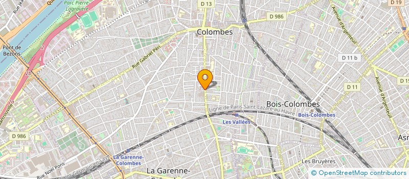 localisation de l'entreprise MADAME SARAH KHALAF à COLOMBES