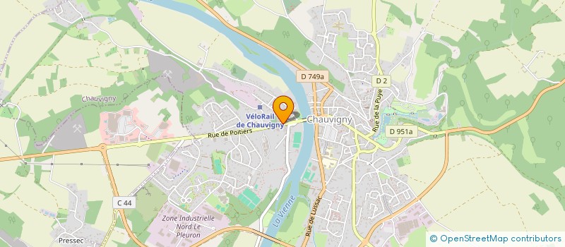 localisation de l'entreprise MADAME SARAH KHALFAOUI  CHAUVIGNY