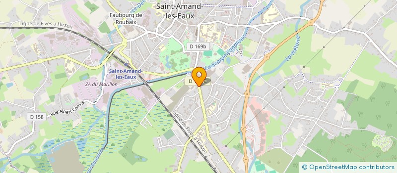 localisation de l'entreprise MADAME SARAH KHANFAR à SAINT-AMAND-LES-EAUX