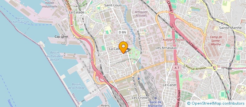 localisation de l'entreprise MADAME SARAH KHEDARI à MARSEILLE