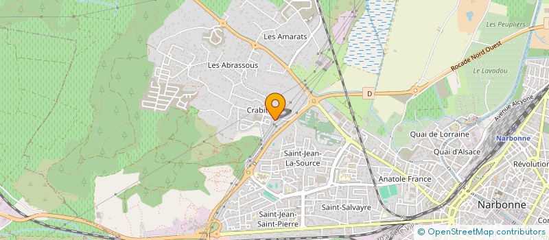 localisation de l'entreprise MADAME SARAH KHENNICHE à NARBONNE