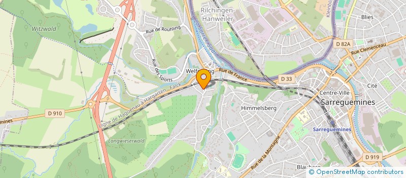 localisation de l'entreprise MADAME SARAH KIEFFER  SARREGUEMINES