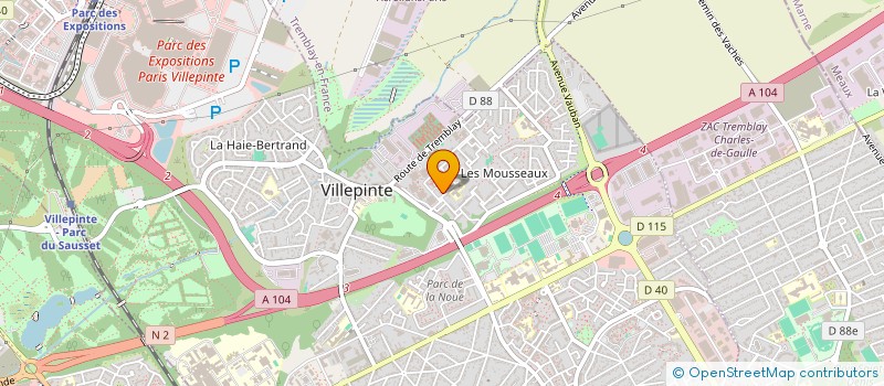 localisation de l'entreprise MADAME SARAH KOBTAN à VILLEPINTE