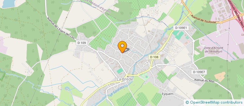 localisation de l'entreprise MADAME SARAH KOEKE  LA BREDE