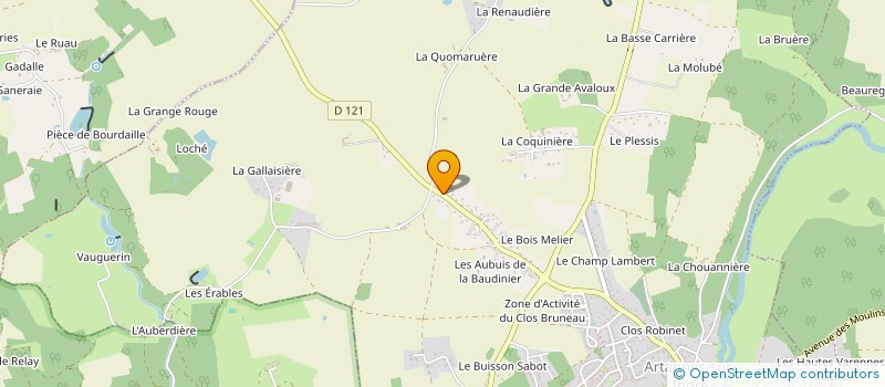 localisation de l'entreprise MADAME SARAH KOUACHI  ARTANNES-SUR-INDRE