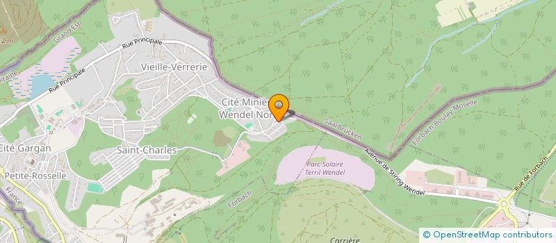 localisation de l'entreprise MADAME SARAH KRAUSE  PETITE-ROSSELLE