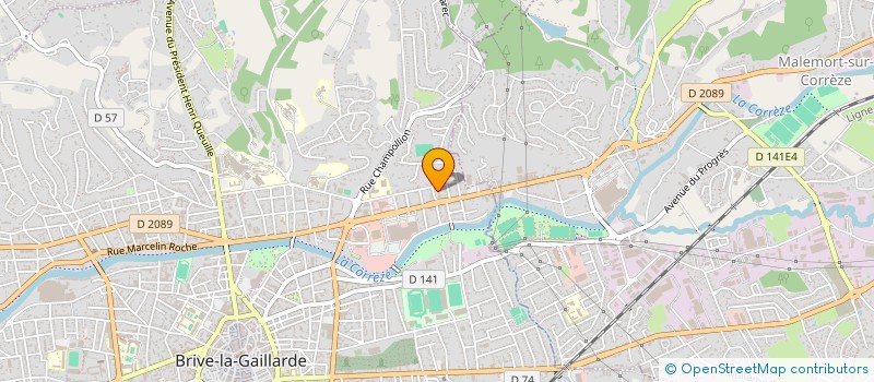 localisation de l'entreprise MADAME SARAH KRAUSS  BRIVE-LA-GAILLARDE