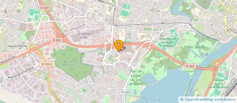 localisation de l'entreprise MADAME SARAH KRIEF à ANGERS