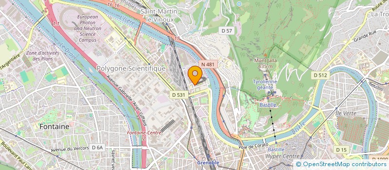 localisation de l'entreprise MADAME SARAH KRIM  GRENOBLE