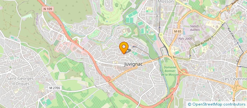 localisation de l'entreprise MADAME SARAH KROL  JUVIGNAC