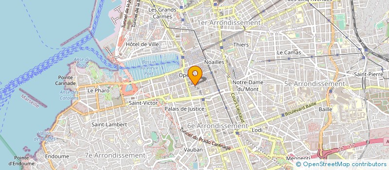 localisation de l'entreprise MADAME SARAH KRUMHORN  MARSEILLE