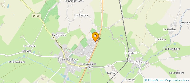 localisation de l'entreprise MADAME SARAH LAARIF à SAINT-PARDOUX-SOUTIERS