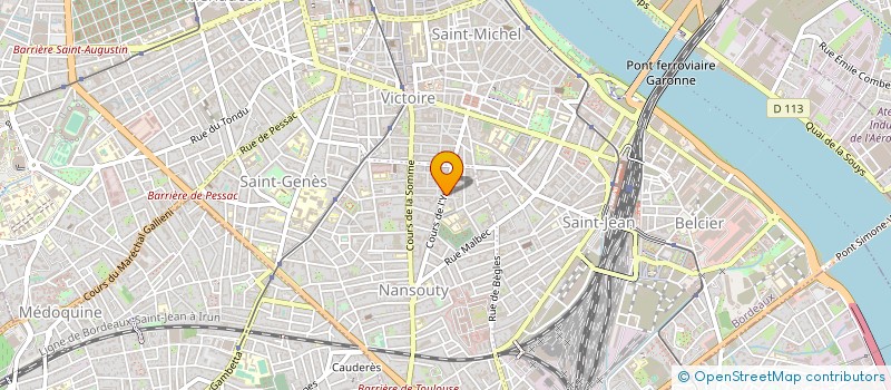 localisation de l'entreprise MADAME SARAH LACOMBE  BORDEAUX