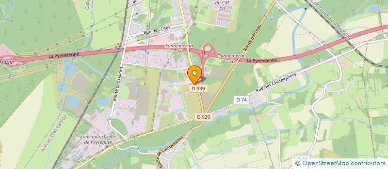 localisation de l'entreprise MADAME SARAH LACOURTE  LANNEMEZAN