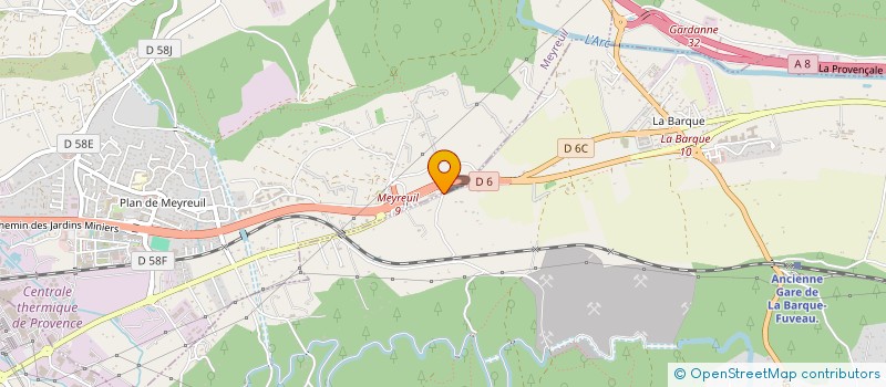 localisation de l'entreprise MADAME SARAH LACROIX  MEYREUIL