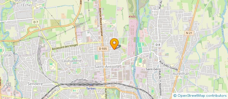 localisation de l'entreprise MADAME SARAH LAGACHE  TARBES