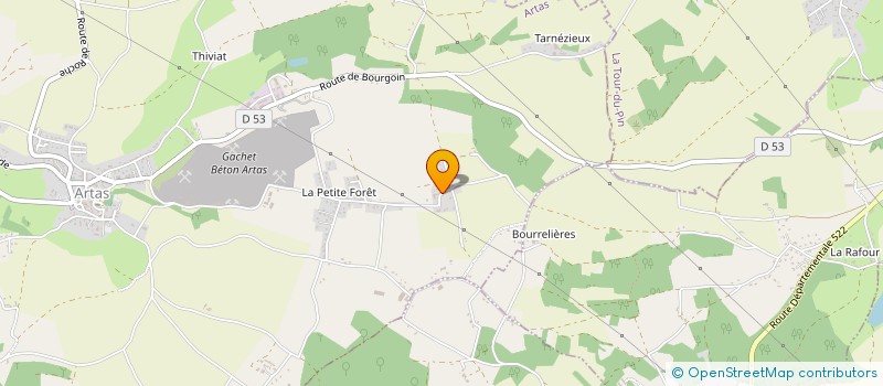 localisation de l'entreprise MADAME SARAH LAGASSE  ARTAS