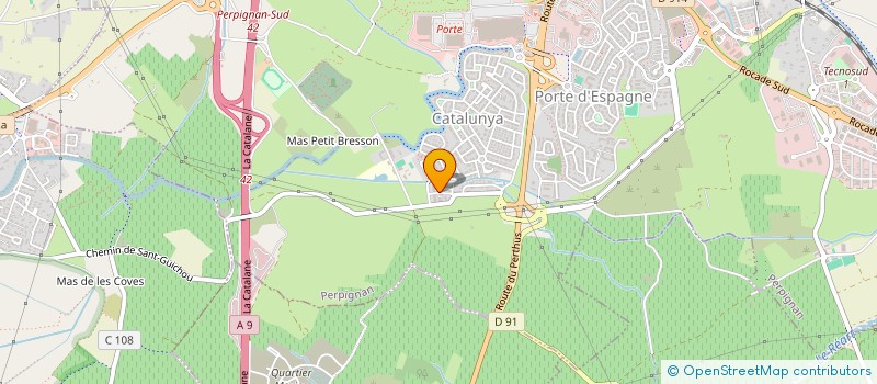 localisation de l'entreprise MADAME SARAH LAGUILLERMIE  PERPIGNAN