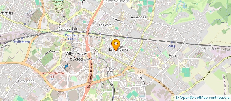 localisation de l'entreprise MADAME SARAH LAHAK  VILLENEUVE-D'ASCQ