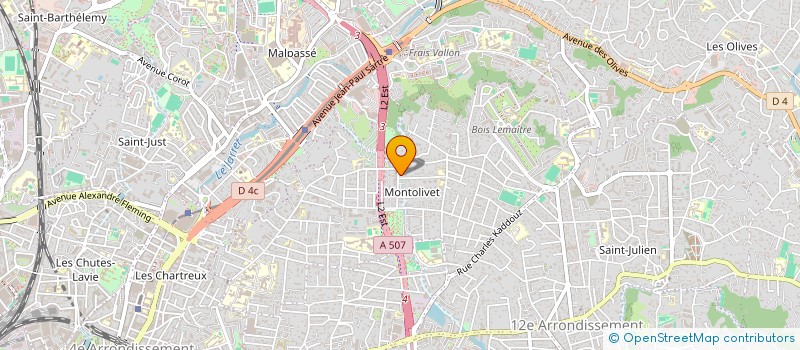 localisation de l'entreprise MADAME SARAH LALOU à MARSEILLE