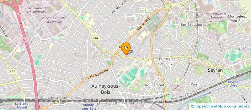 localisation de l'entreprise MADAME SARAH LAMRAOUI à AULNAY-SOUS-BOIS