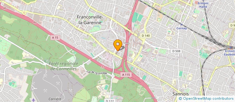localisation de l'entreprise MADAME SARAH LARBI à SANNOIS