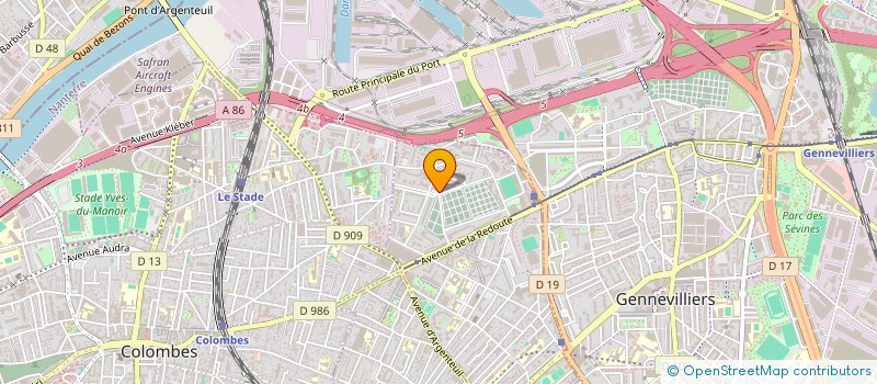 localisation de l'entreprise MADAME SARAH LARBRE  ASNIERES-SUR-SEINE