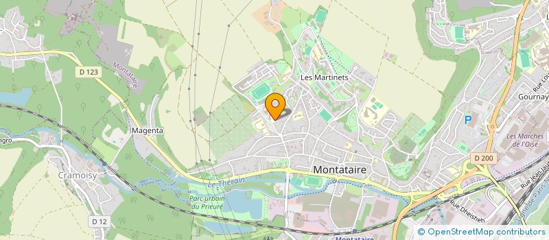 localisation de l'entreprise MADAME SARAH LARIBI  MONTATAIRE