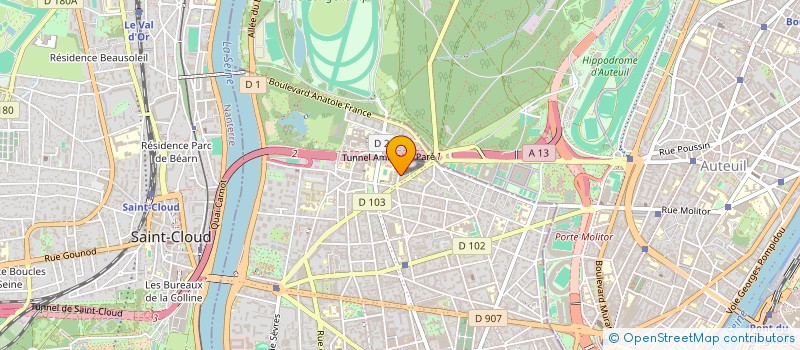 localisation de l'entreprise MADAME SARAH LARKAT à BOULOGNE-BILLANCOURT