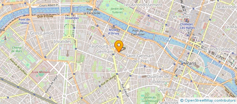 localisation de l'entreprise MADAME SARAH LASSAIGNE  PARIS