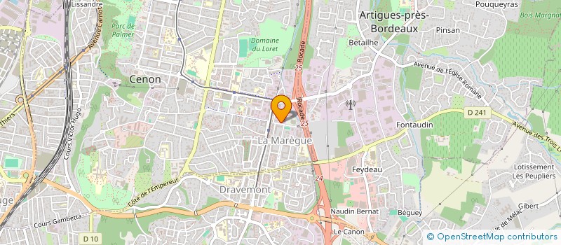 localisation de l'entreprise MADAME SARAH LAVALLEE  BORDEAUX